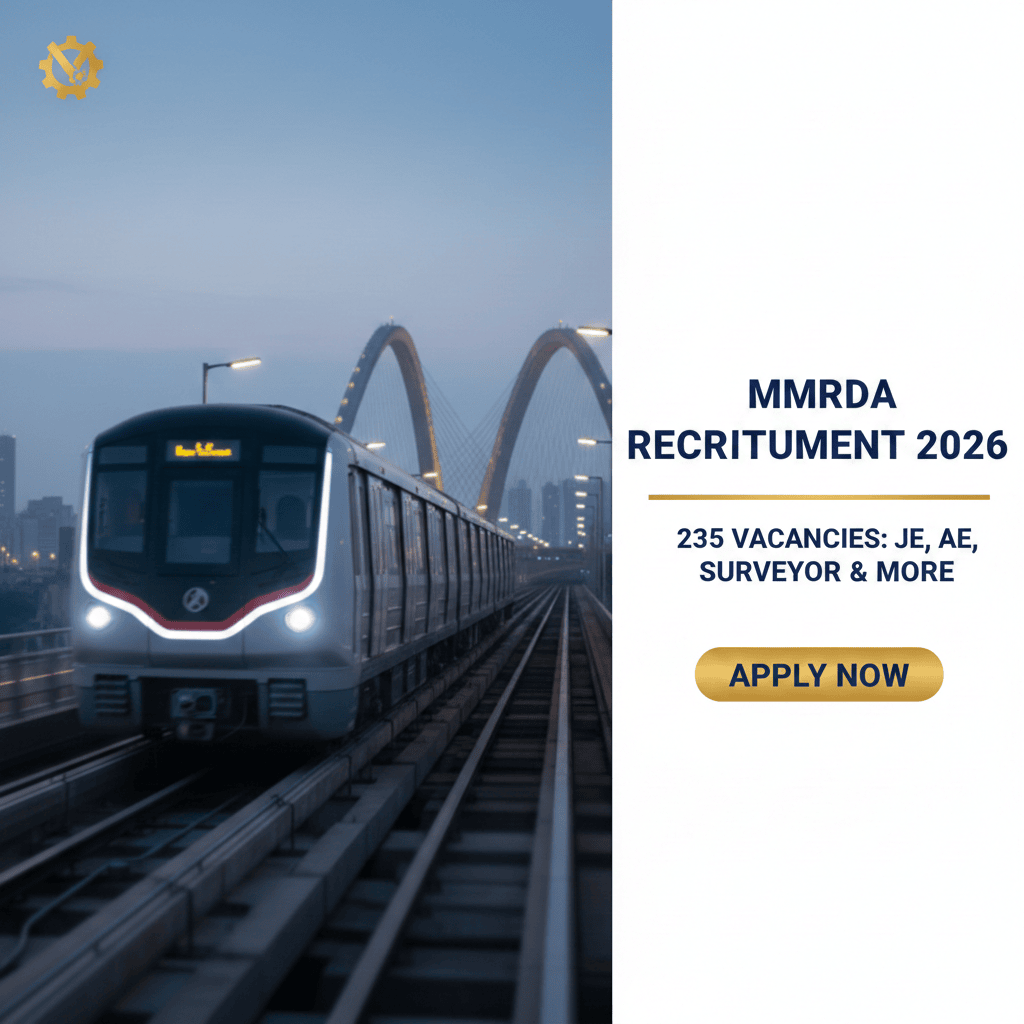 MMRDA Recruitment 2026: Apply Online for 235 Grade A, B & C Posts