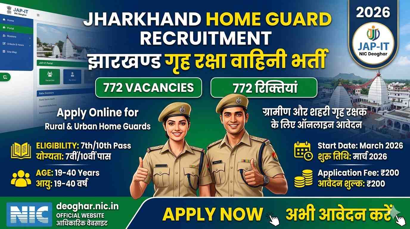 Jharkhand Home Guard Deoghar Recruitment 2026