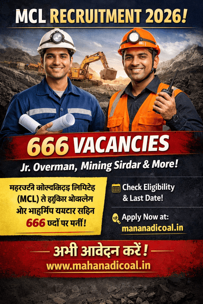 MCL Recruitment 2026