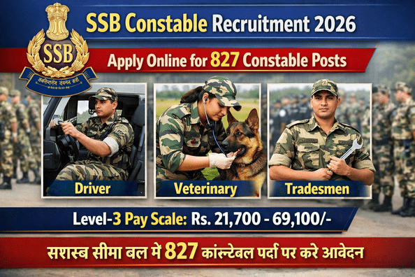 SSB Constable Recruitment 2026