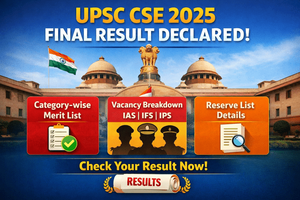UPSC CSE 2025 Result