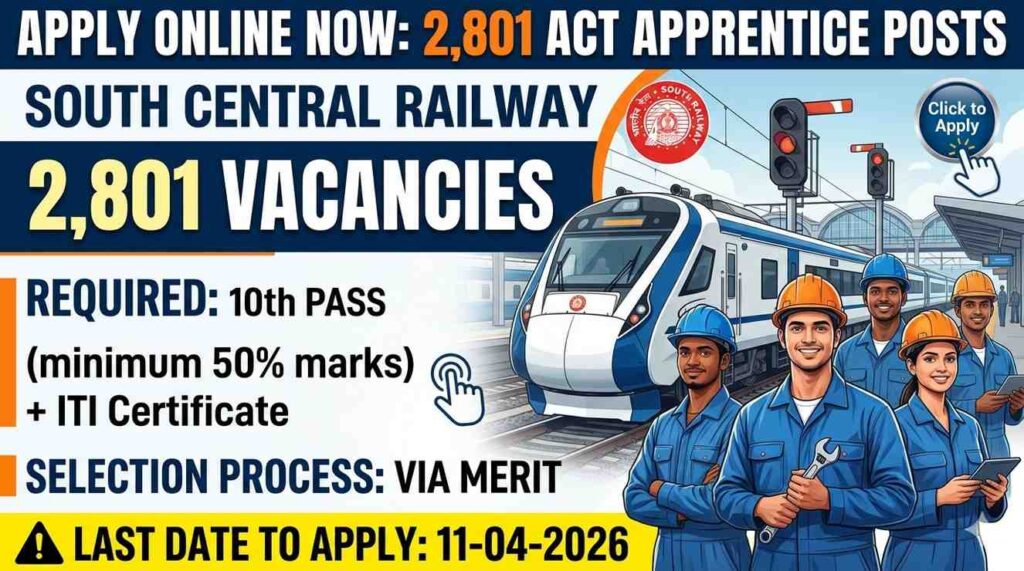 SCR Railway Apprentice Recruitment 2026