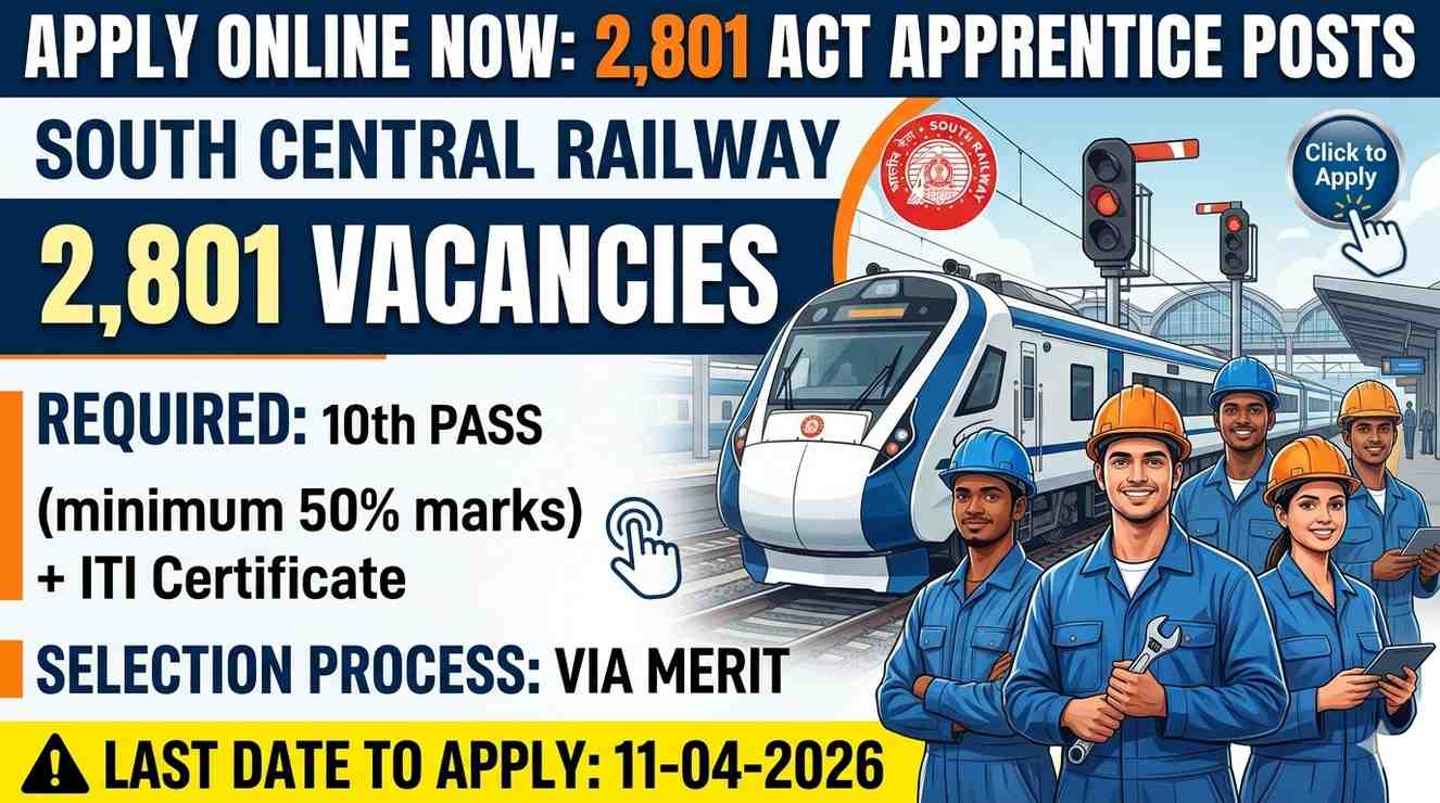 SCR Railway Apprentice Recruitment 2026