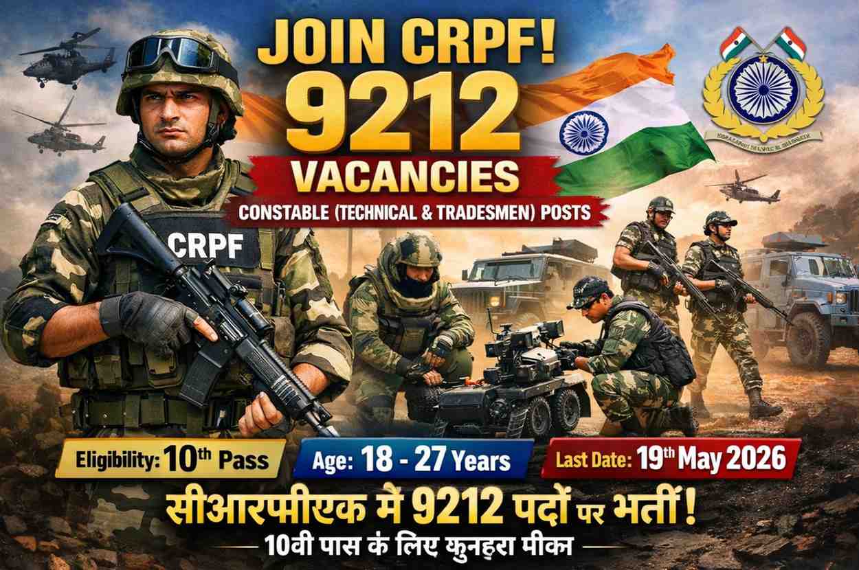 CRPF Constable Recruitment 2026