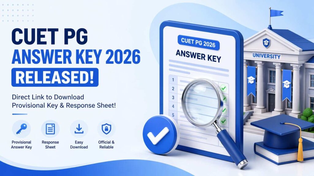 CUET PG Answer Key 2026 Released