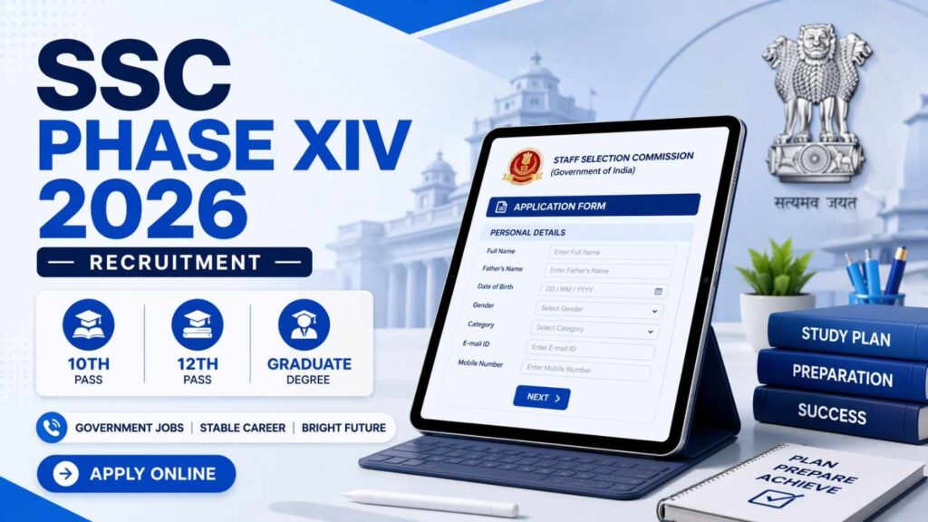 SSC Phase XIV 2026 Recruitment